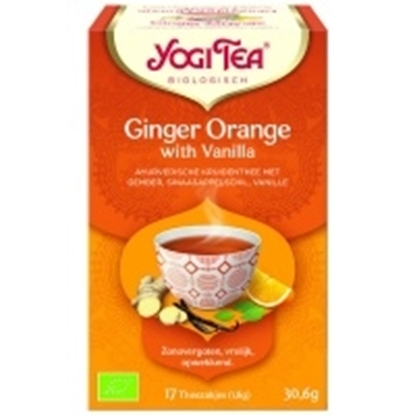 YOGI TEA BIO GINGER ORANGE WITH VANILLA 17ST